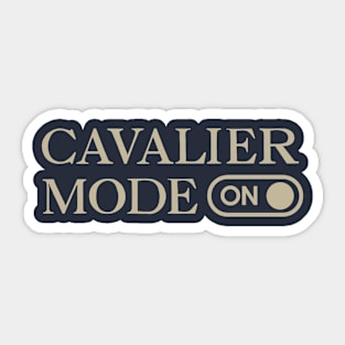 Cavalier Mode On Sticker